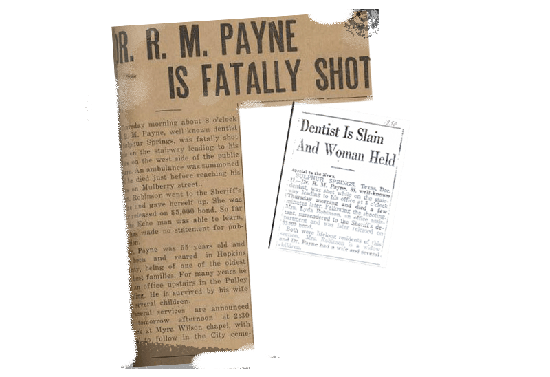 Dr. Payne murder sulphur springs tx