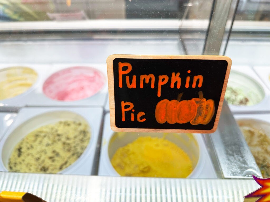 pumpkin pie ice cream sulphur springs