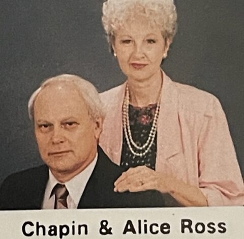Obituary for Chapin & Alice Ross