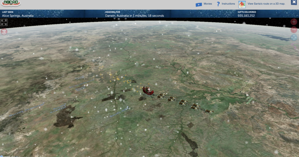 track santa clause live with NORAd